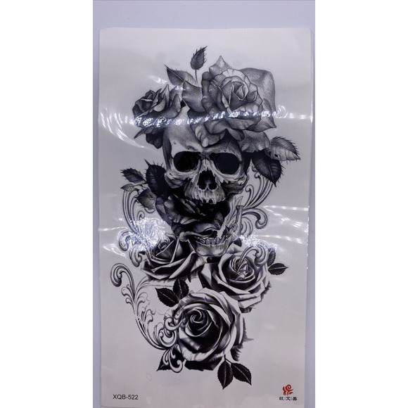 Starttoos Temporary Waterproof Large Body Art Tattoos Sticker 3 Sleeve Set - Picture 9 of 9